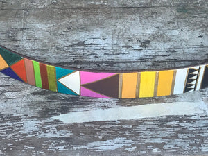 Custom leather belt, Boho fashion leather belt,  Hand painted leather belt, Handmade leather belt, Belt For Jeans