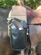 Load image into Gallery viewer, Saddle bag, horse saddle bag, Boho Leather Saddle bag for horse, Hand painted horse saddlebag, Custom leather horse saddlebag