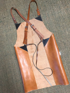 LEATHER GRILLING APRON Leather Work Apron, Leather Shop Apron, Leather Work Apron, Custom Made Leather Apron,