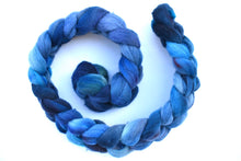 Load image into Gallery viewer, Wool Roving, 8 oz BFL hand painted Roving, Hand dyed roving