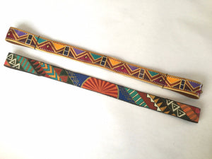 Horse brow band, boho browband, hand painted brow band, browband replacement, browband for small horse, large horse brow band