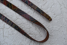 Load image into Gallery viewer, Leather belt Native American design boho belt bohemian style southwestern design